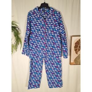 Joe Boxer Women's Pajama Set Top and Bottom Small Weiner Dog